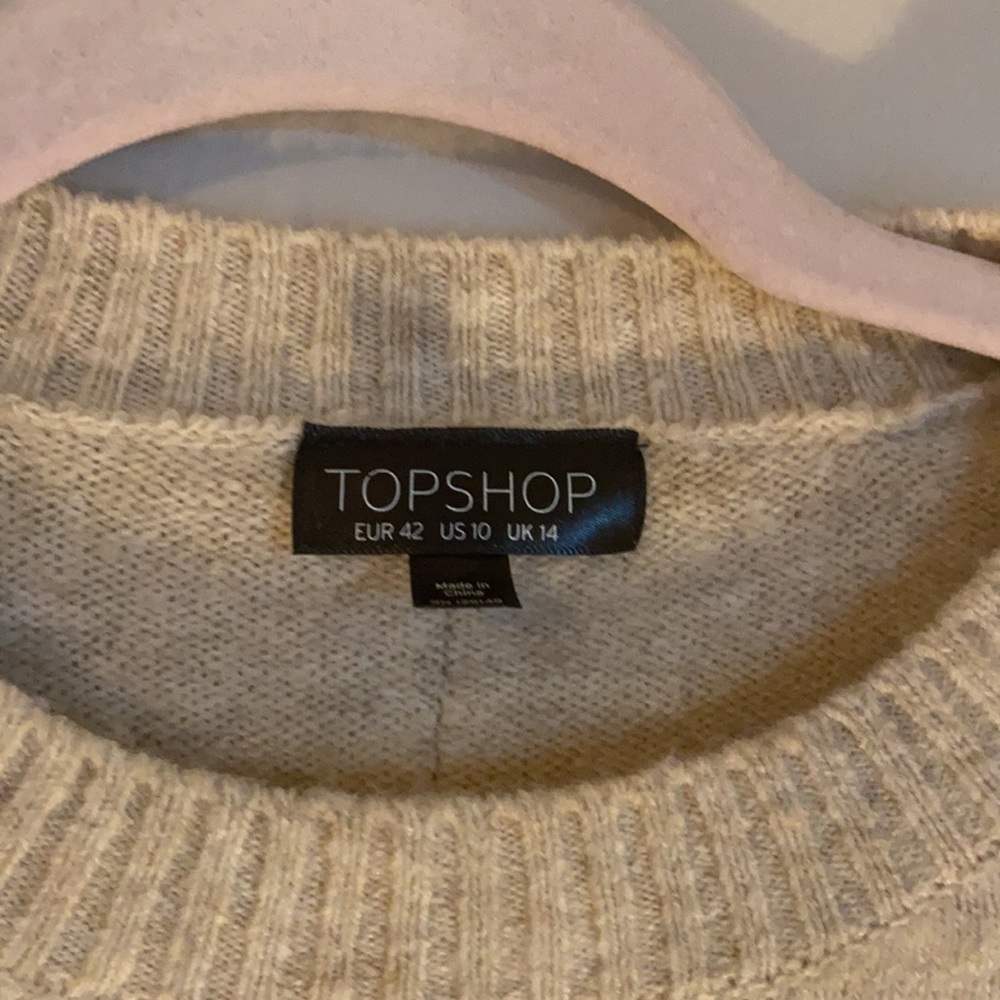 Top Shop soft light tan sweater - Picture 5 of 7